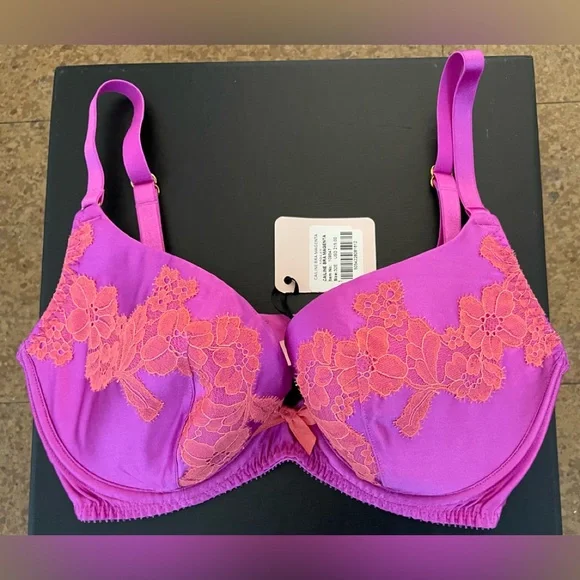 NWT Agent Provocateur Cailine Bra and MatchingThong Magenta - Picture 5 of 16